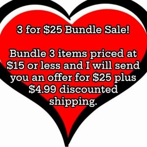 3 items Bundle Deal